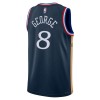 NBA Mænd Trøje Philadelphia 76ers Paul George 2025-26 Nike City Edition Navy Swingman